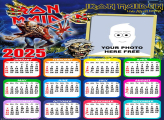Calendar 2025 Iron Maiden Frame Collage