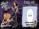 Free Digital Photo Frame Rock N Roll Girls