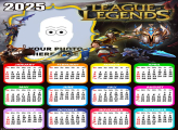 Calendar 2025 League of Legends Picture Frame