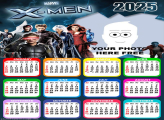 Calendar 2025 X Men Photo Collage Frame