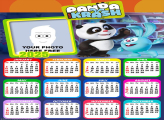 Calendar 2025 Panda and Krash Picture Photo