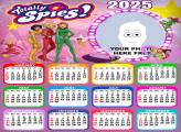 Calendar 2025 Totally Spies Picture Collage