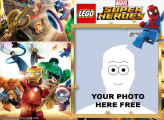Lego Marvel Herdes Photo Collage Online