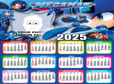 Calendar 2025 Megaman Picture Frame