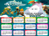 Calendar 2025 Wakfu Photo Collage Frame