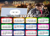Calendar 2025 Harry Potter Frame Collage