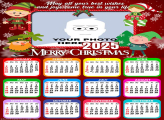 Photo Calendar 2025 Merry Christmas Elves