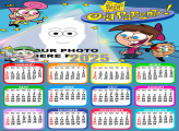 Calendar 2025 The Fairly OddParents Picture Collage